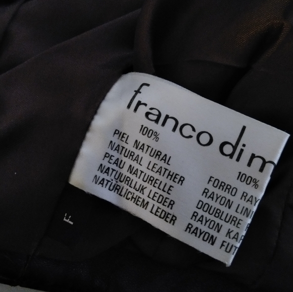 New Franco Dimarco leather jacket - NWOT - Picture 15 of 16